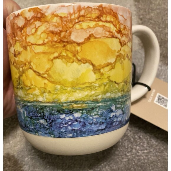 DEMDACO Seaside Horizon at Midday Dale Wayne Artlifting Stoneware Mug Cup NWT - Picture 7 of 11